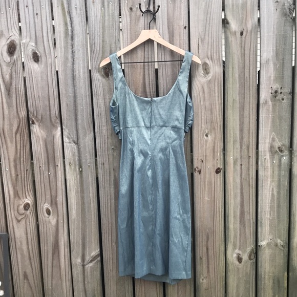 Maggy L Teal Green Cocktail Dress - Size 12 - Picture 3 of 5